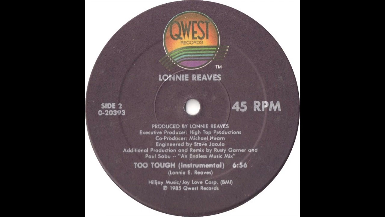 Lonnie Reaves  - Too Tough (Instrumental)