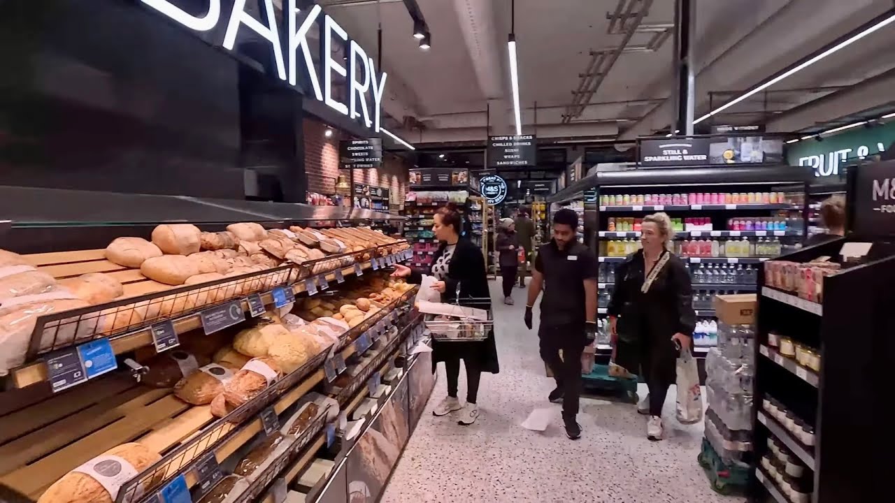 Is M&S WORTH IT? 🇬🇧 British Grocery Haul & Marks & Spencer Food Tour [4K]