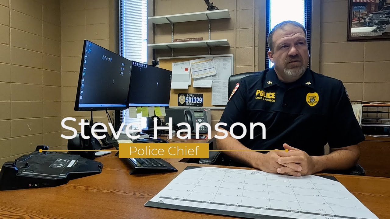 Meet Webster City’s New Police Chief: Steve Hanson