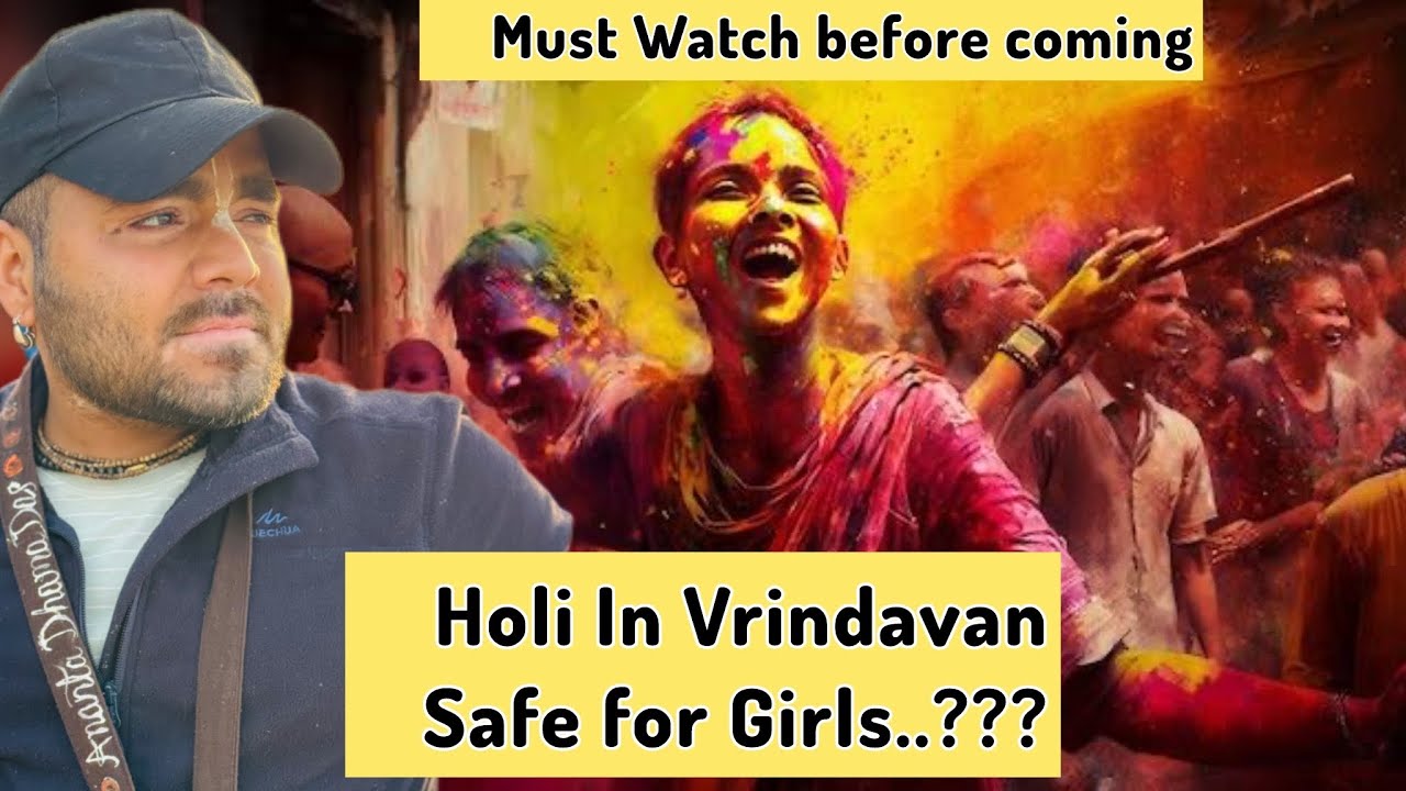 Holi In Vrindavan safe for Girls..?? Must Watch before coming Udta Akash Daily Spiritual Vlog