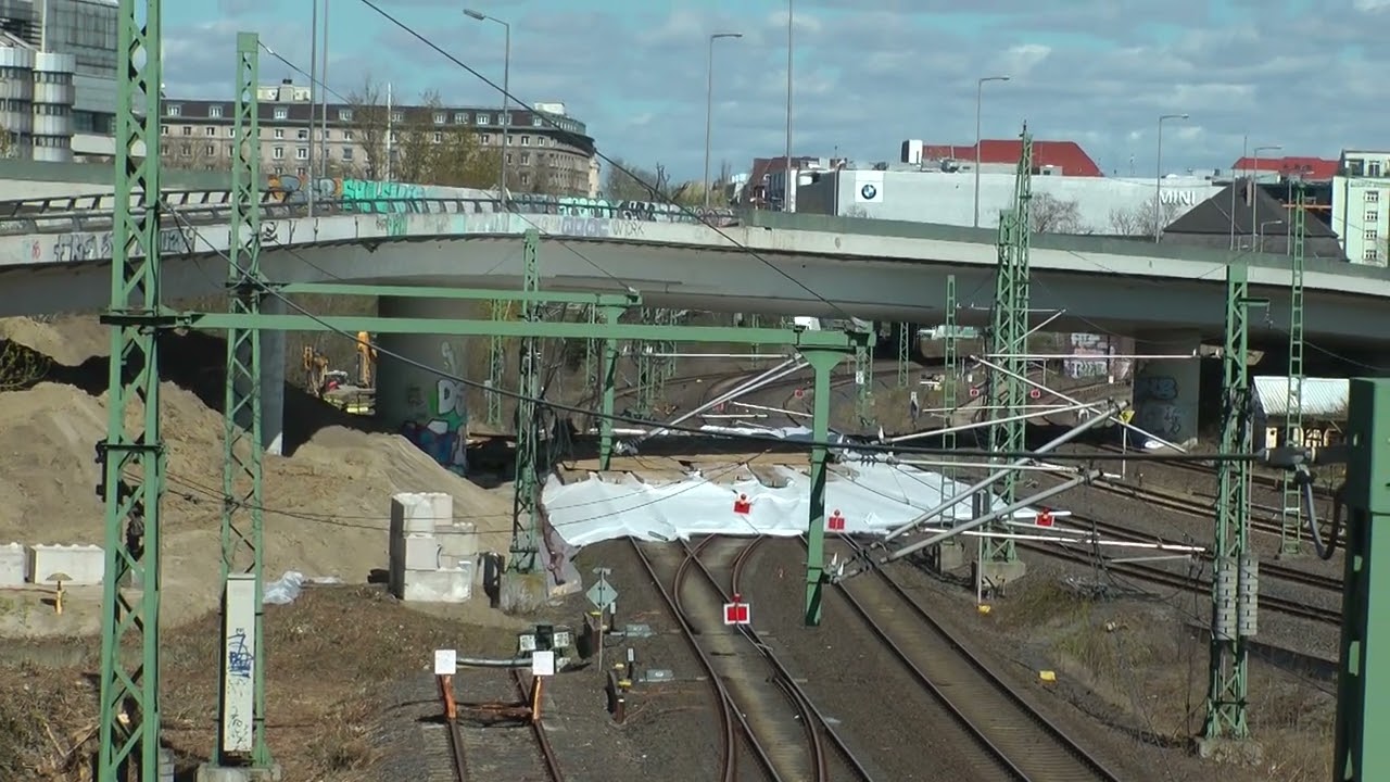 A-100 Brückenabriss, Ringbahnsperrung, Teil 3, 08.04.2025
