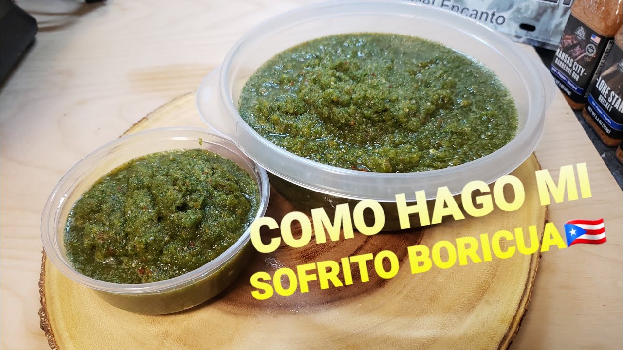 COMO HAGO MI SOFRITO BORICUA