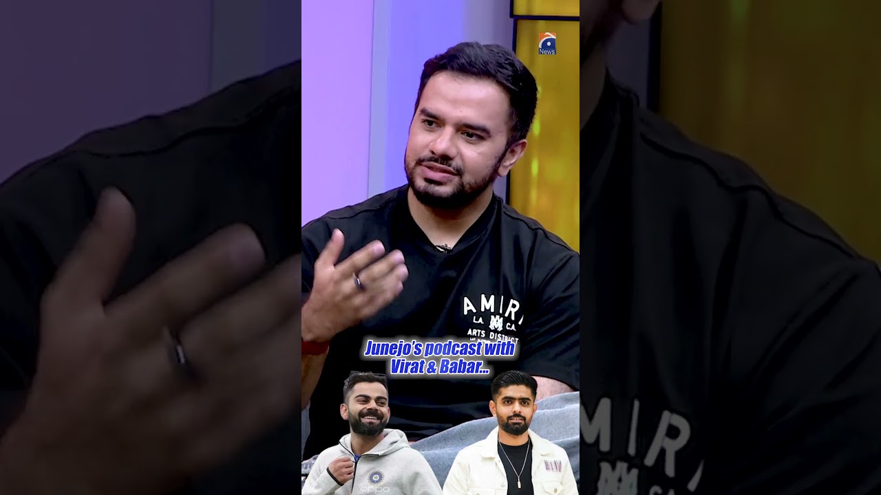Junejo's podcast with Virat Kohli & Babar Azam! | #irfanjunejo #tabishhashmi #hasnamanahai #shorts