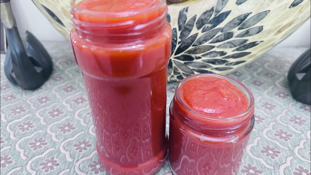 हर घर में खाये जाने वाला टोमेटो 🍅 सॉस जिसे हम घर पर आसानी से बना सकते हैं | Chemical Free Sauce ❤️❤️