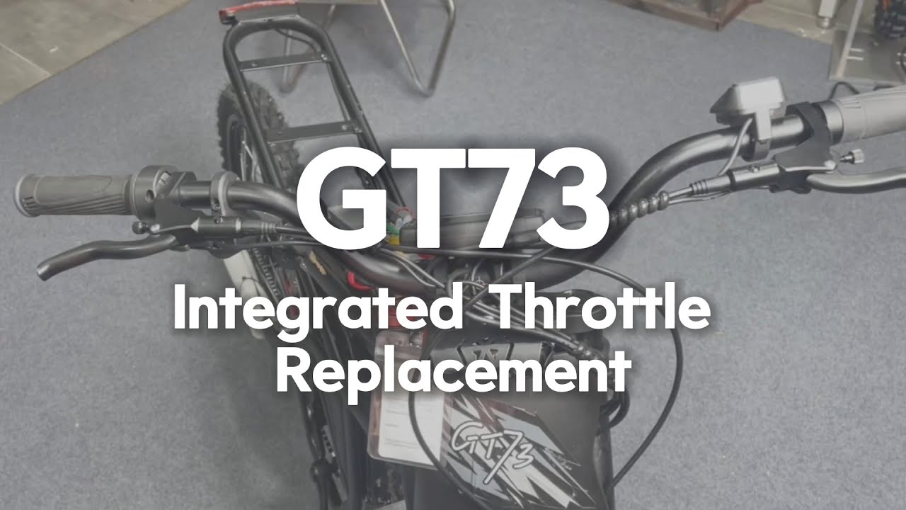 GT73 &ndash; 1200w-Bike Throttle Replacement Tutorial