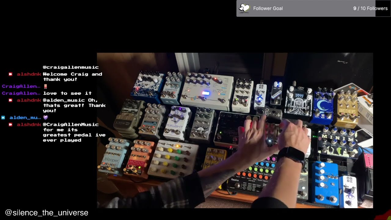An ambient hour with an ambient pedalboard