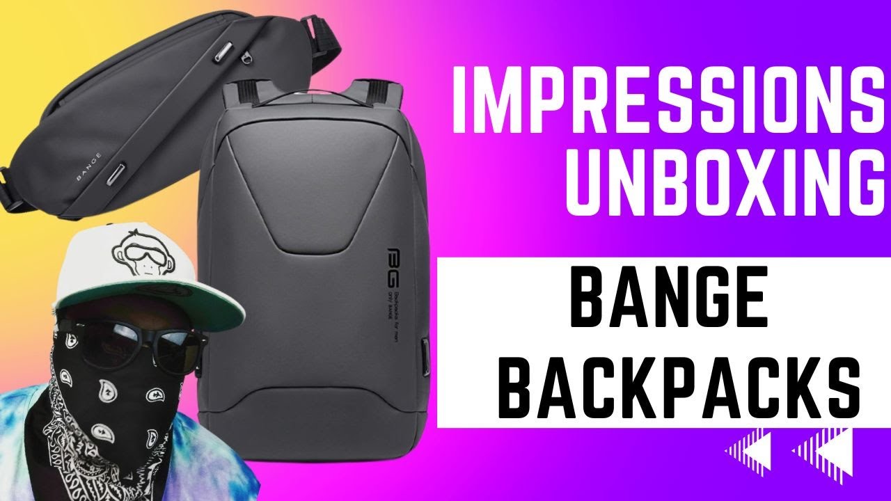 BANGE Laptop backpack | Shoulder Bag unboxing and Impressions