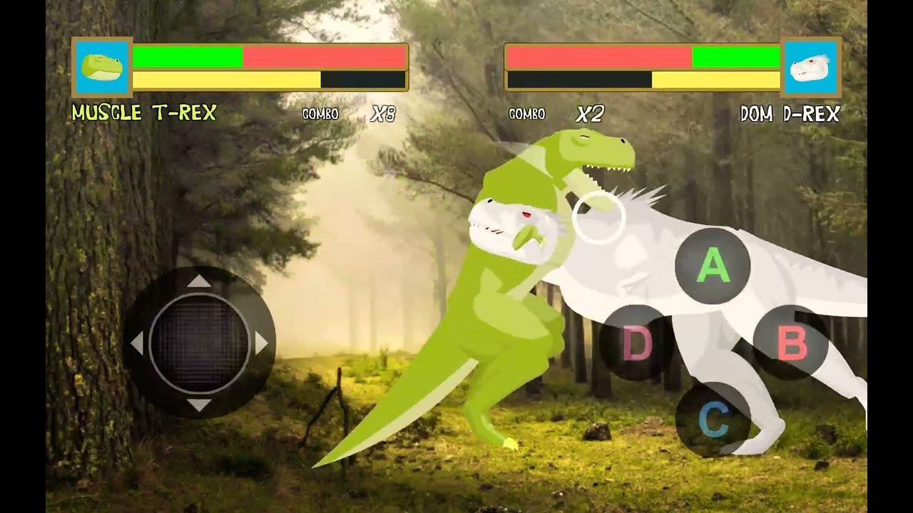 T-Rex Fights Dinosaurs - All Bosses