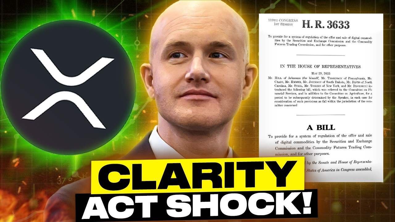 ДА!! XRP ПОЛУЧИЛ ЗЕЛЕНЫЙ РАЗРЕШЕНИЕ!? (ШОК ОТ CLARITY ACT)