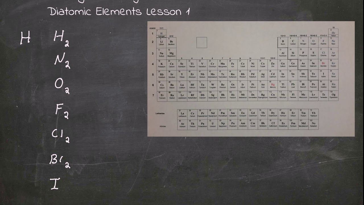 Diatomic Elements Lesson 1