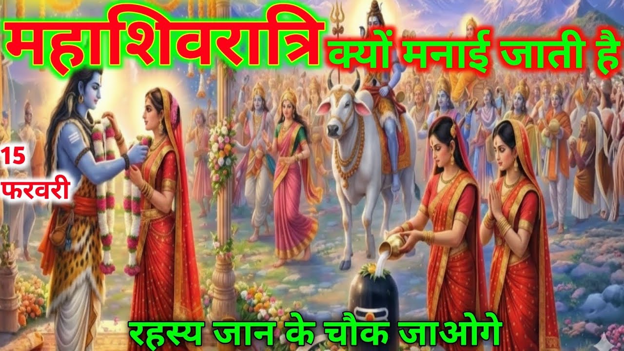 // महाशिवरात्रि क्यों मनाई जाती है रहस्य जान के चौक जाओगे//