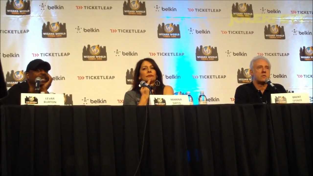 2012 New Orleans Comic-Con - Star Trek TNG Q&A (LeVar Burton, Marina Sirtis, Brent Spiner)