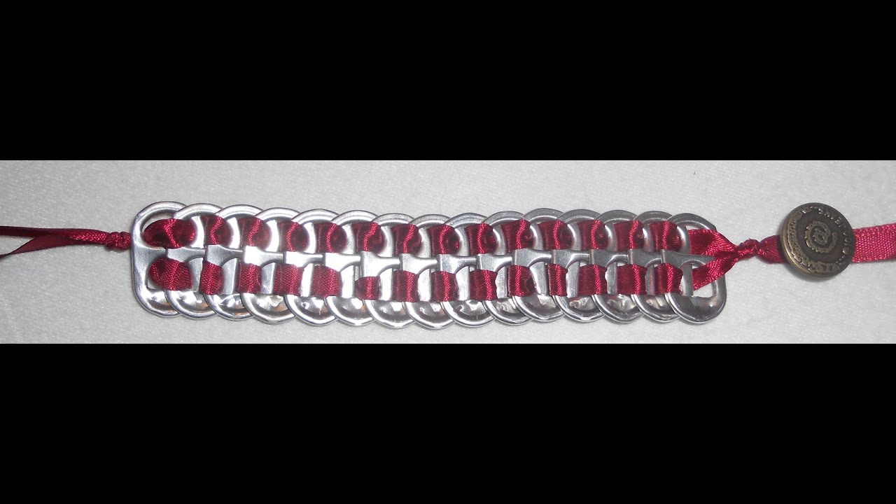 PULSERA DE CHAPAS DE LATAS