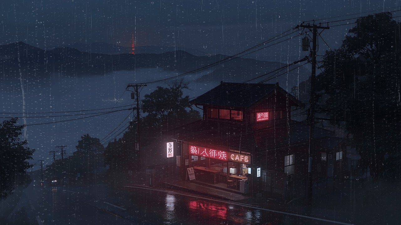 Rainy Lofi Ambience 🌧️ Relaxing Night Lofi | Study, Sleep, Focus