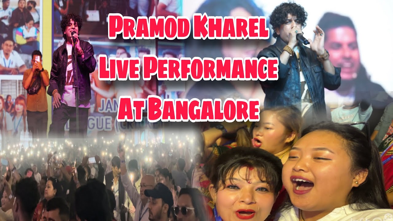 Pramod Kharel Live Performances At Bangalore😱(Part 2)Lastai Dherai Ramilo Vyo🥰|Banglore||prenalama