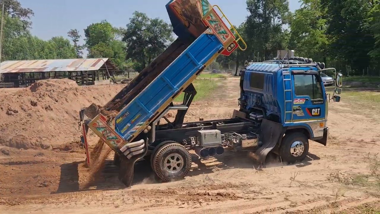 Jo7c เกาะโบว์แรงจัดแรงจริง Dump Truck
