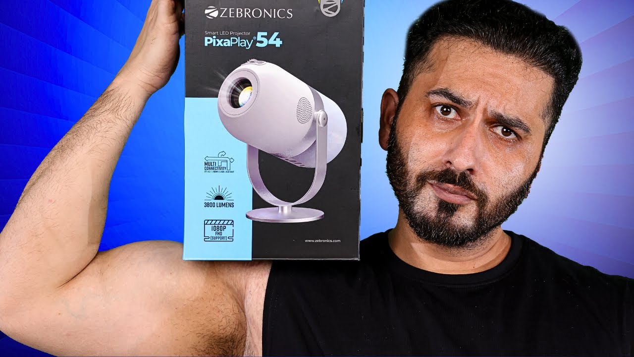 Zebronics ZEB-PIXAPLAY 54 with 1080p Support, upto 140-inch Screen Size Review | Born Creator