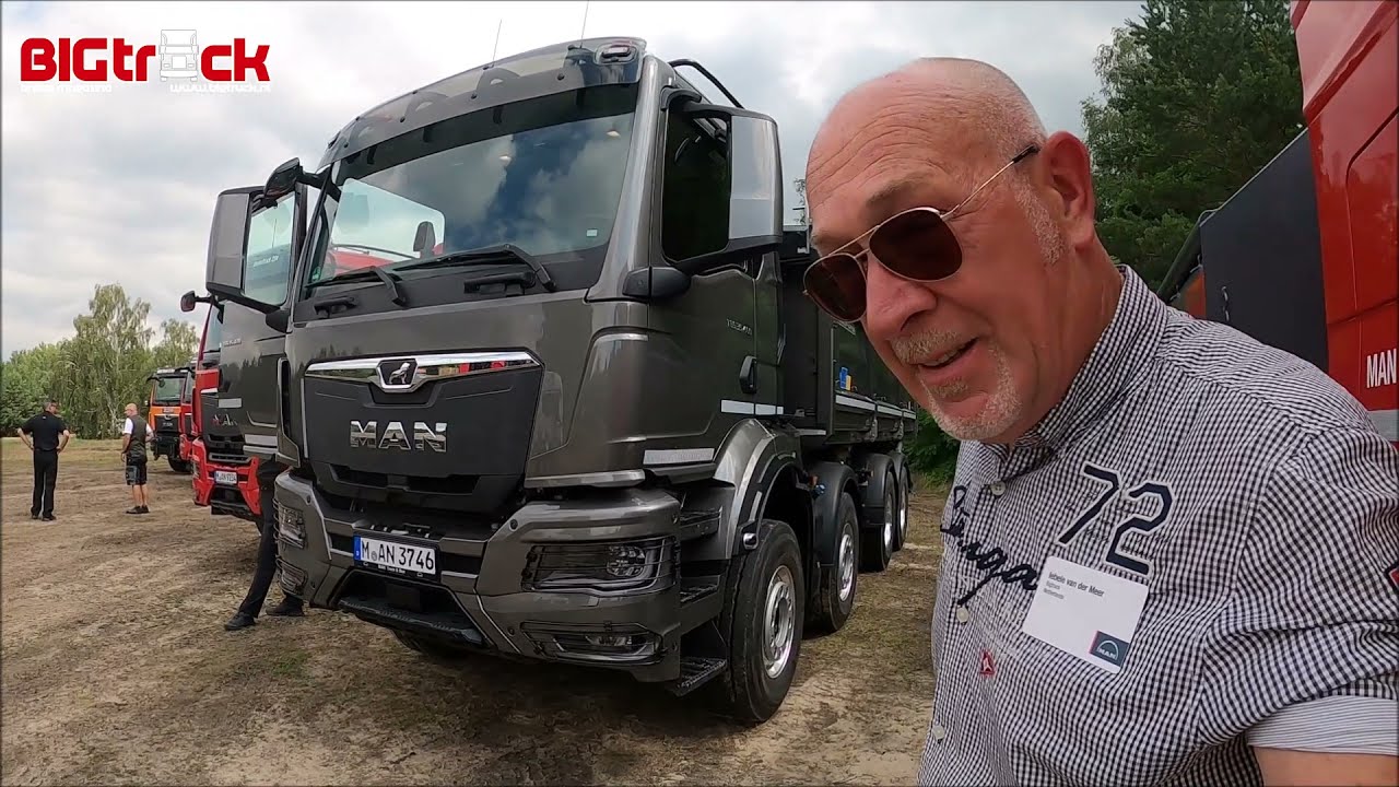 MAN construction trucks offroad