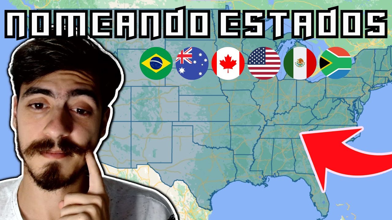 eu consigo nomear os estados de todos esses países?