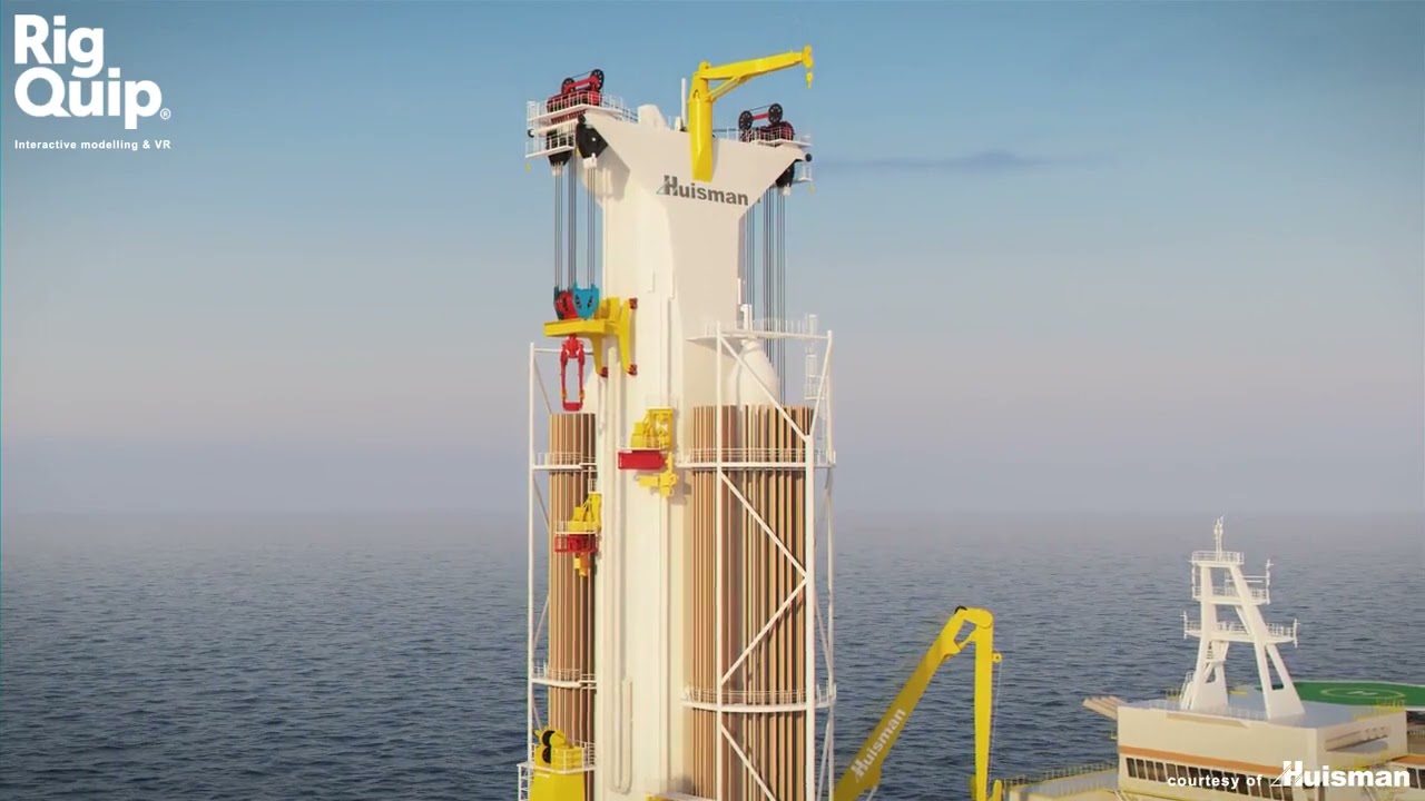 animation of RigQuip&reg; Mud Factory solution for a drillship