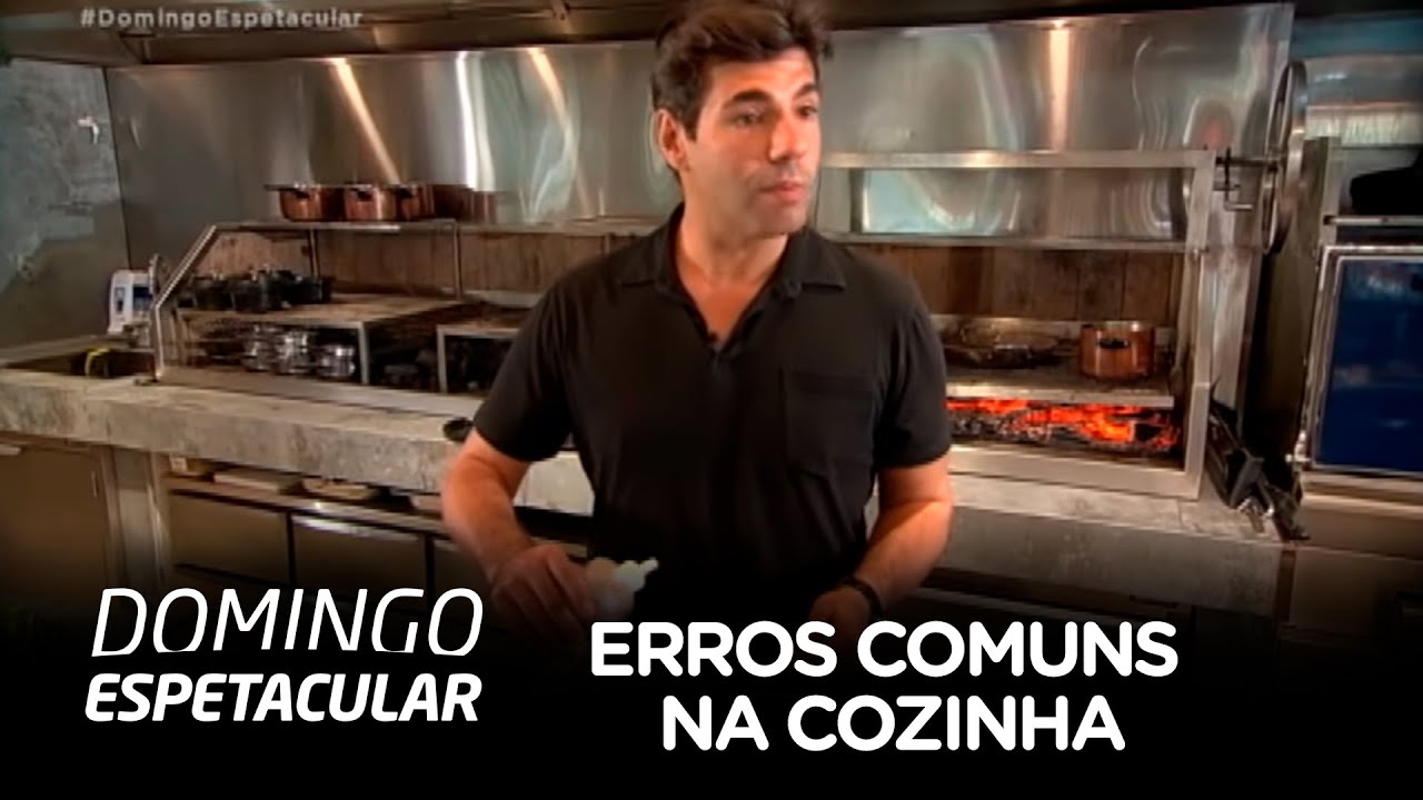 Felipe Bronze revela quais são os erros mais comuns na cozinha