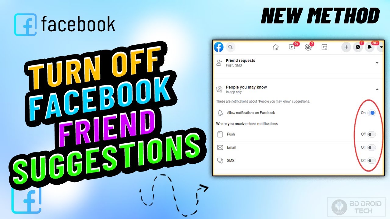 How to turn off facebook friend suggestions On Laptop/PC