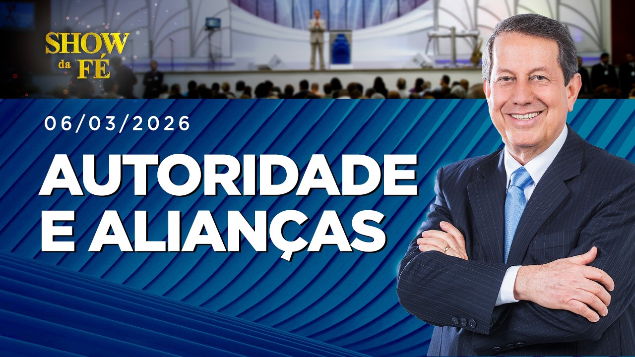 Show da Fé AO VIVO, Domingo às 9H( 01/03/26)