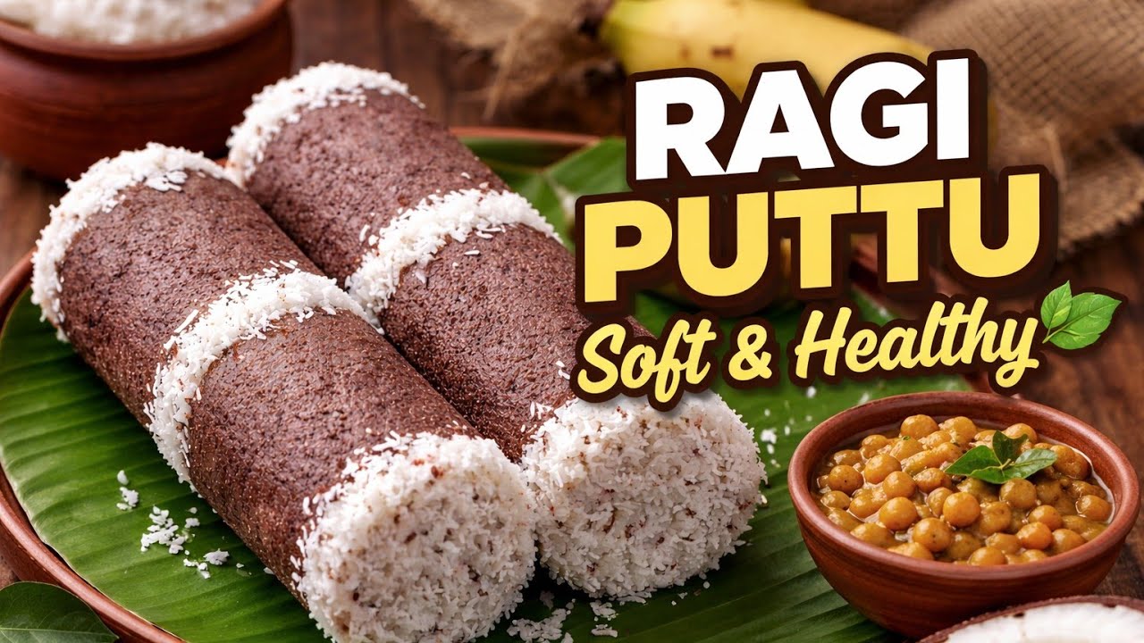 Traditional Ragi Puttu Recipe | Simple Nutritious Meal