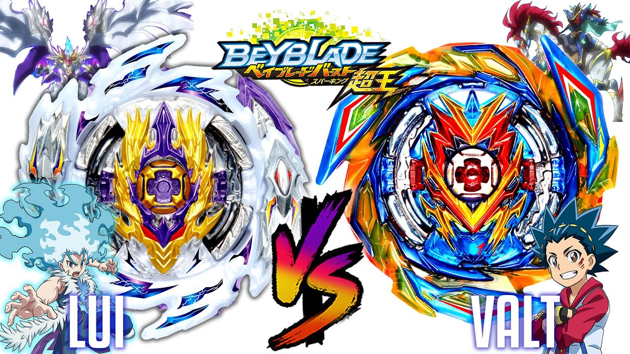 Rage Longinus Ds'3A vs Brave Valkyrie Ev'2A  Valt-Lui-Beyblade Burst Sparking Battle ベイブレードバースト超王
