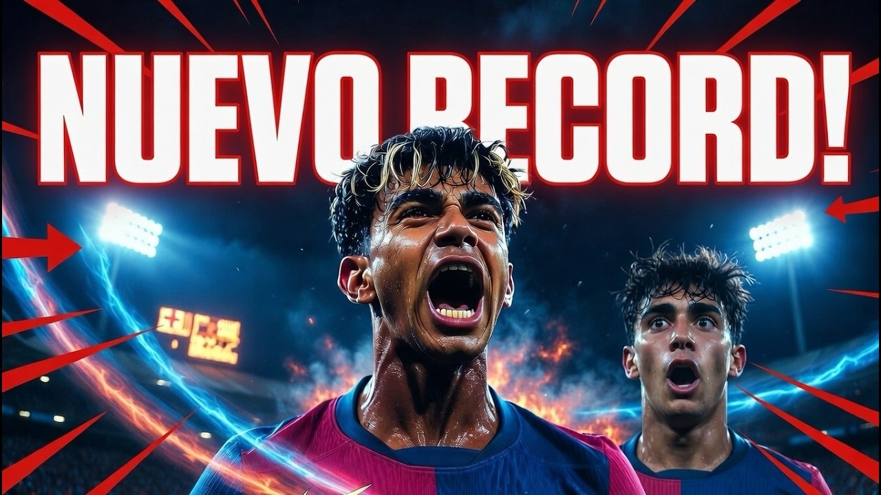 LAMINE YAMAL ROMPE LA CHAMPIONS 😱 RÉCORD HISTÓRICO Y DEBUT SORPRESA EN EL BARÇA