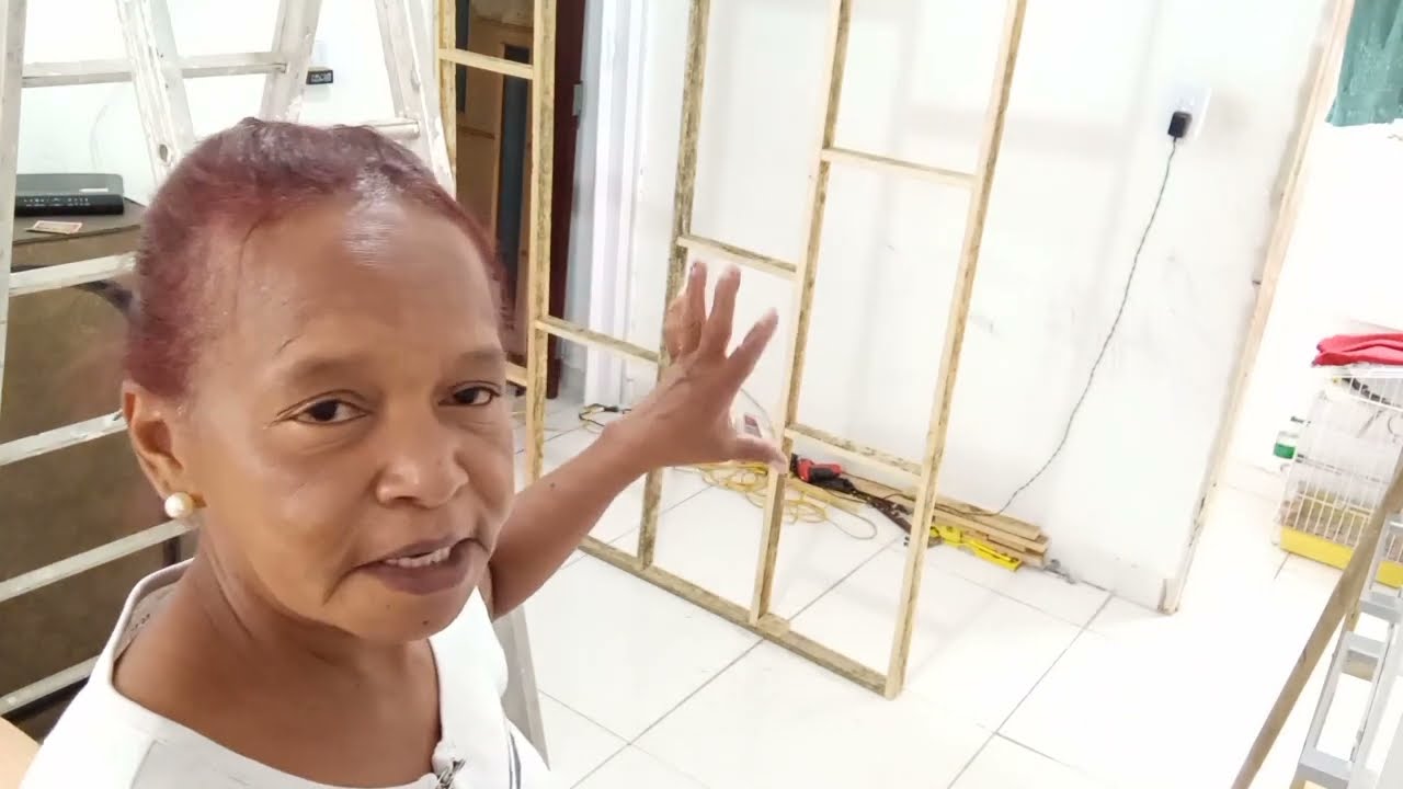 DIY....Como fazer divisória de madeirit...#façavocêmesmo