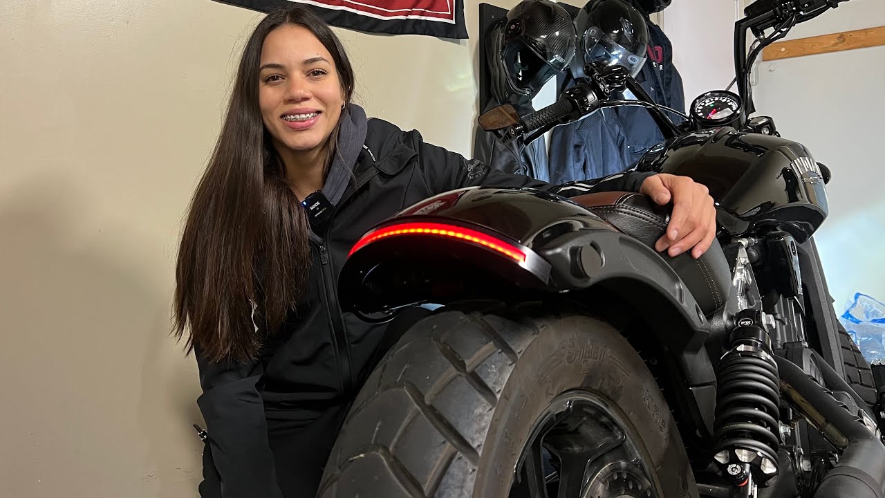 Fender tail light INSTALL on my Indian Scout Bobber