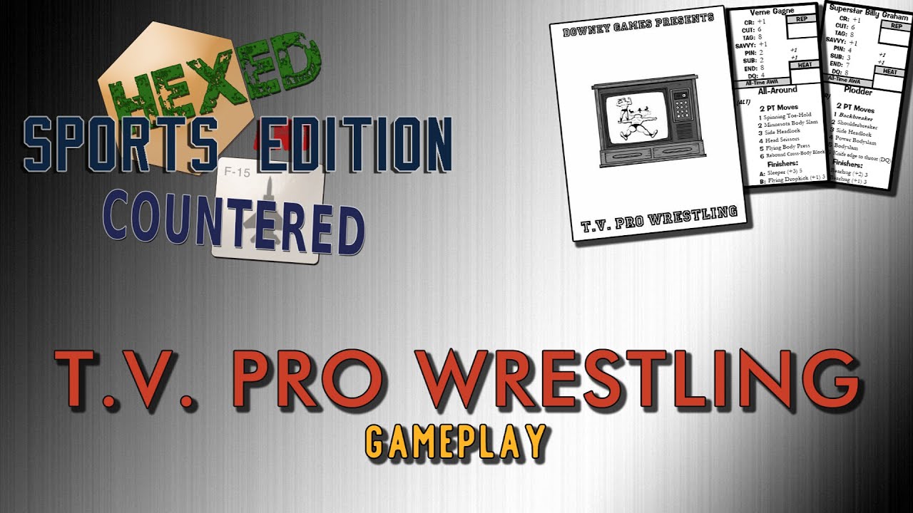 TV Pro Wrestling (Downey Games) - Gameplay