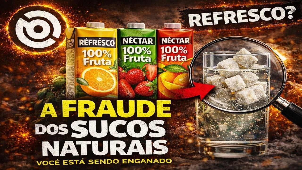 A FRAUDE DOS SUCOS NATURAIS (Você está sendo enganado)