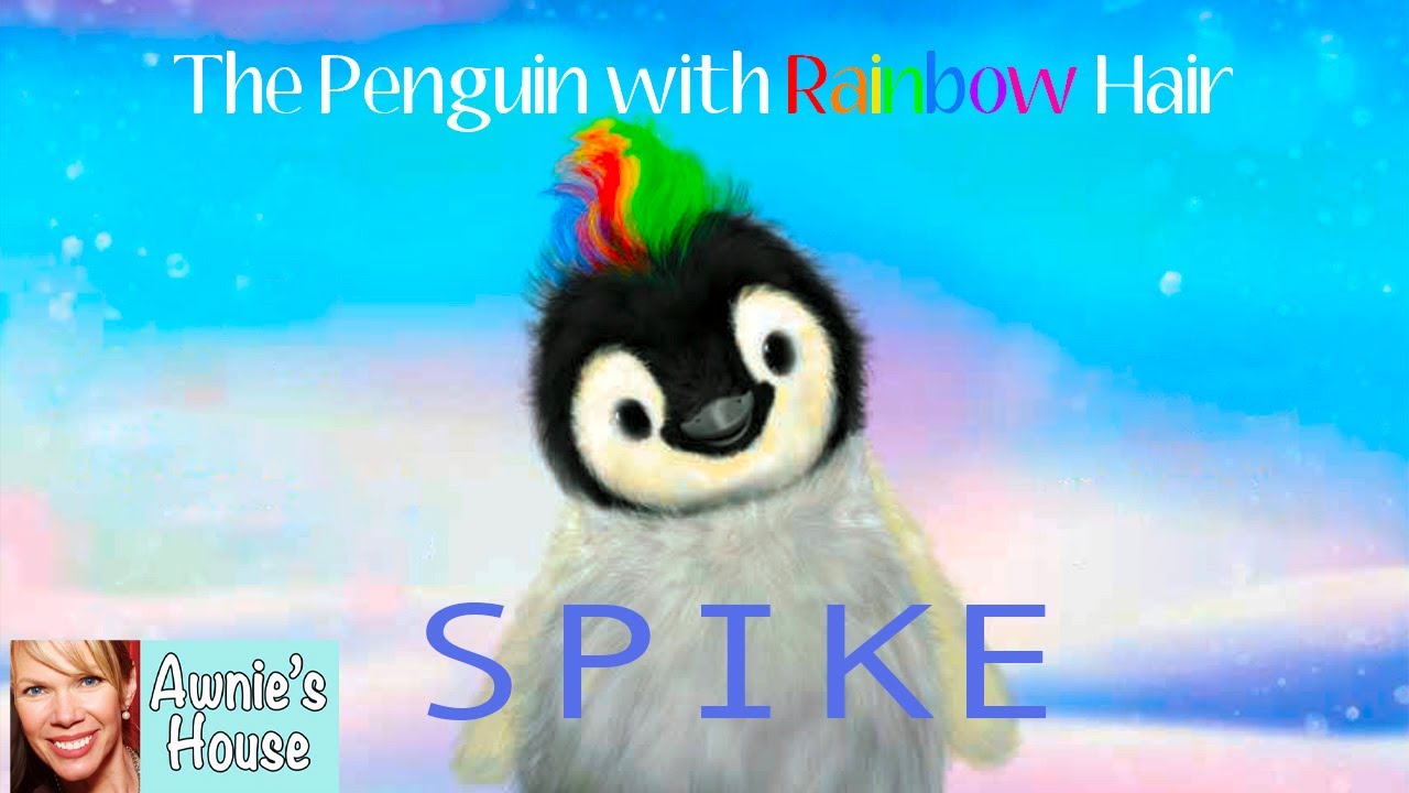 🐧 Kids Book Read Aloud: SPIKE THE PENGUIN WITH RAINBOW HAIR by S. Cullen, C. Ellis, and Z. Svobodova