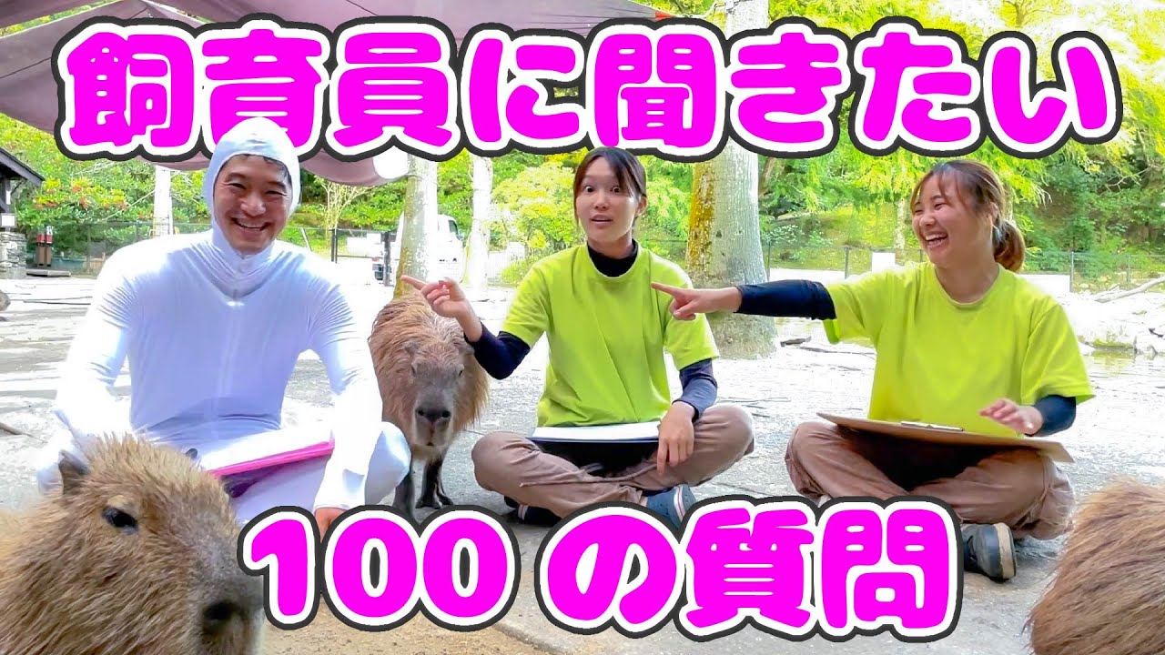 【100の質問】飼育員に聞きたいこと100連発！