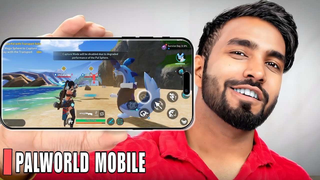 PALWORLD MOBILE GAMPLAY MAX GRAPHIC | CLOSED BETA GAMPLAY #3