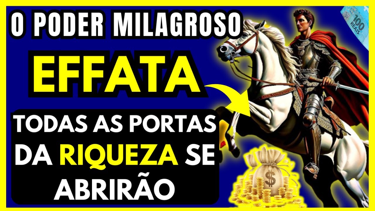 É ASSUSTADOR💲NUNCA MAIS TE FALTARÁ DINHEIRO SALMO PODEROSO DE SÃO JORGE