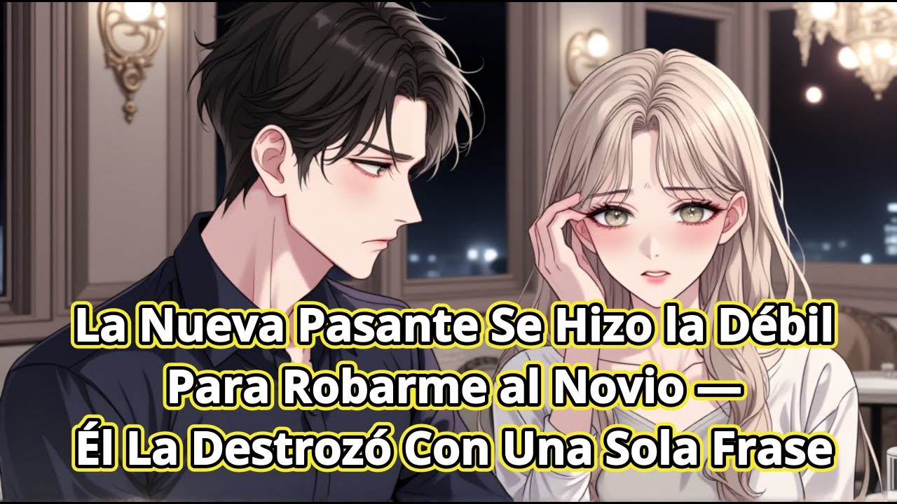 La Nueva Pasante Se Hizo la Débil Para Robarme al Novio — Él La Destrozó Con Una Sola Frase