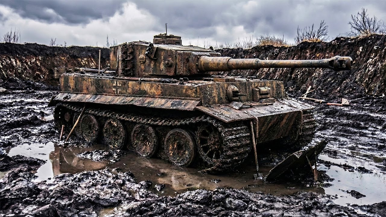 60-Year Abandoned T-55 Tank Found Deep in the Forest — Completely Rusted, Decayed and Fully Restored