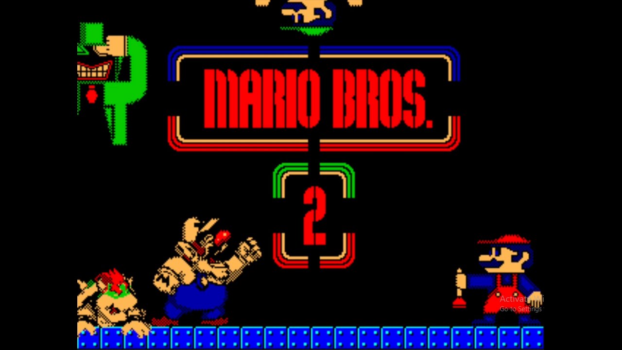 Plumber's Job (Mario Bros II) (Gameplay) I Back to be a plumber I