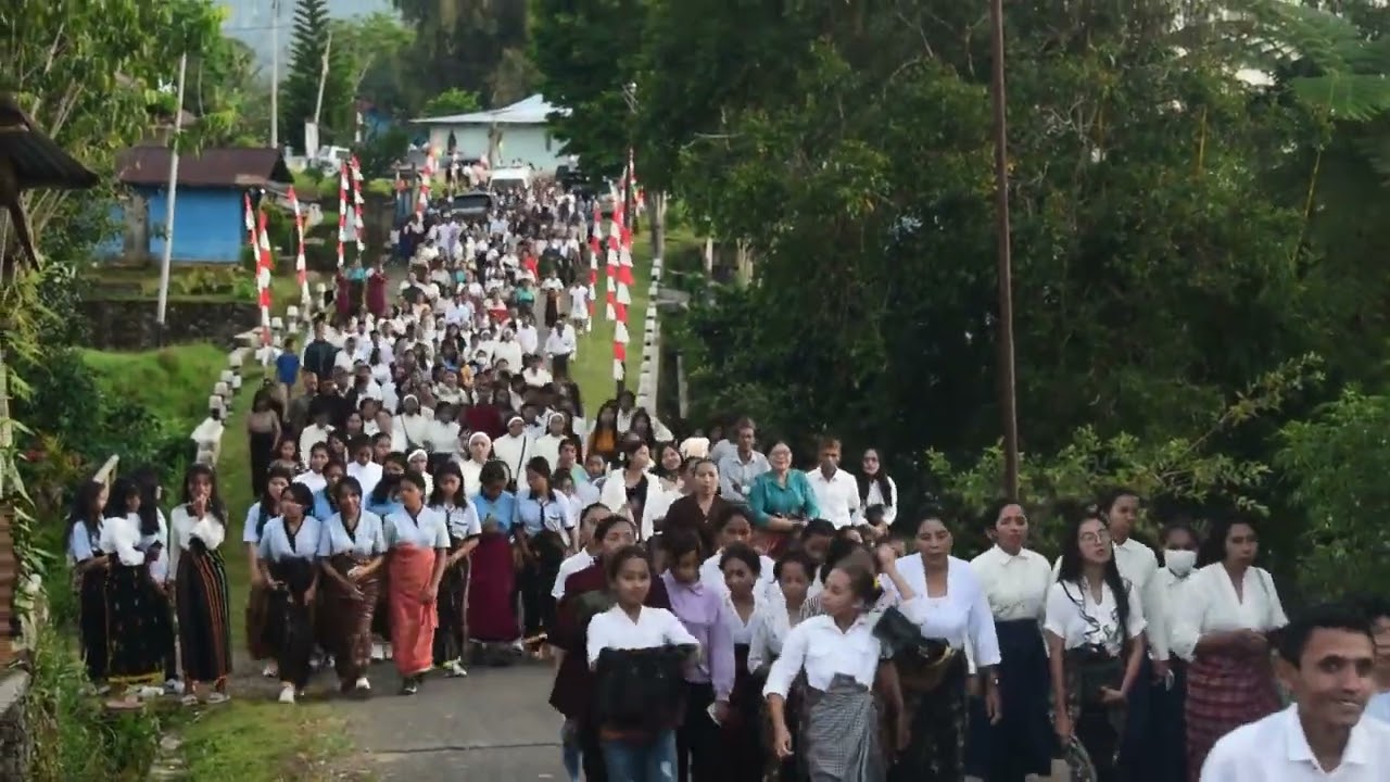 PERARAKAN PATUNG ST. MARIA RATU ROSARI/PAROKI KAROT/FESTIVAL GOLO CURU 2024 &PEMBUKAAN BULAN ROSARIO