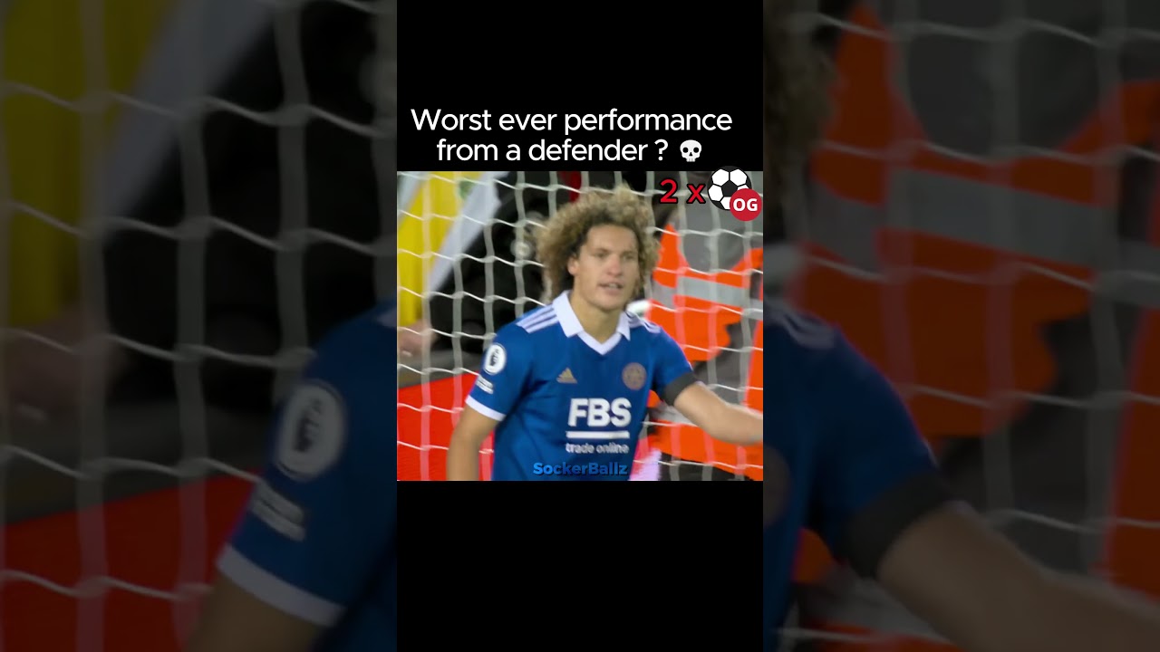 Worst defender ever 💀 ... #football #premierleague #edit #owngoals #wtf