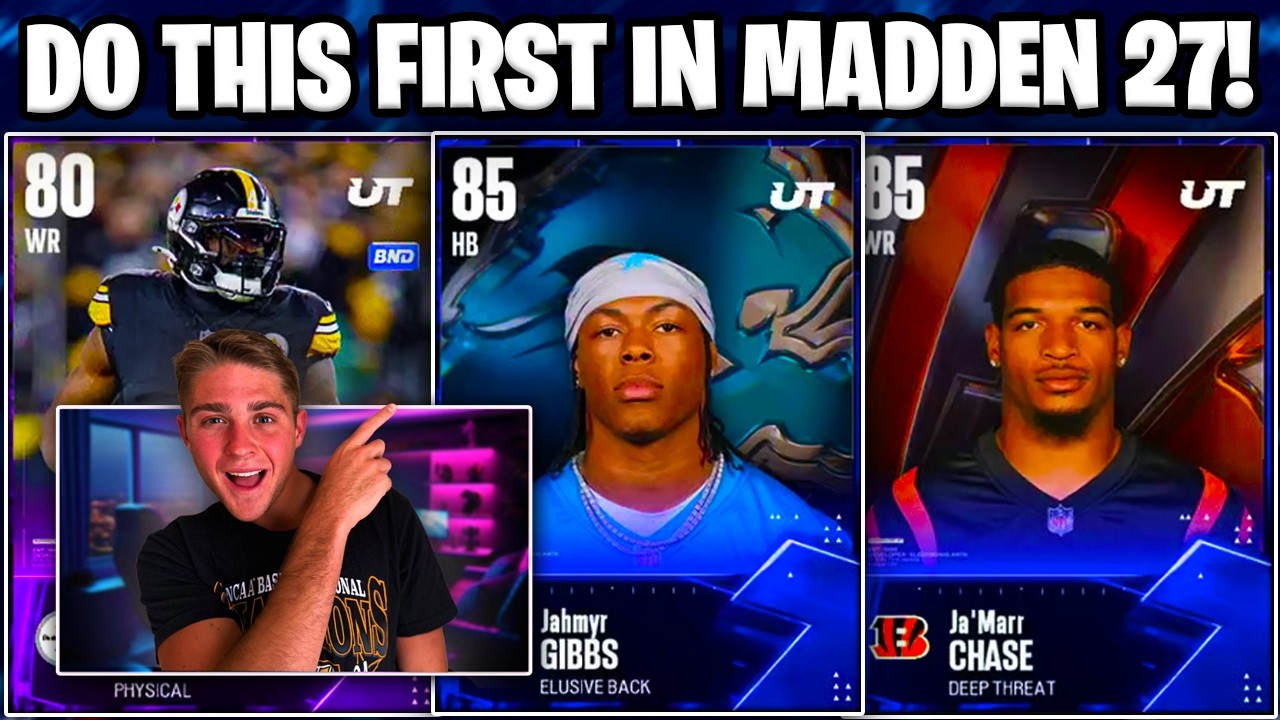 СДЕЛАЙ ЭТО В ПЕРВУЮ ОЧЕРЕДЬ В ДЕНЬ РЕЛИЗА MADDEN 27!