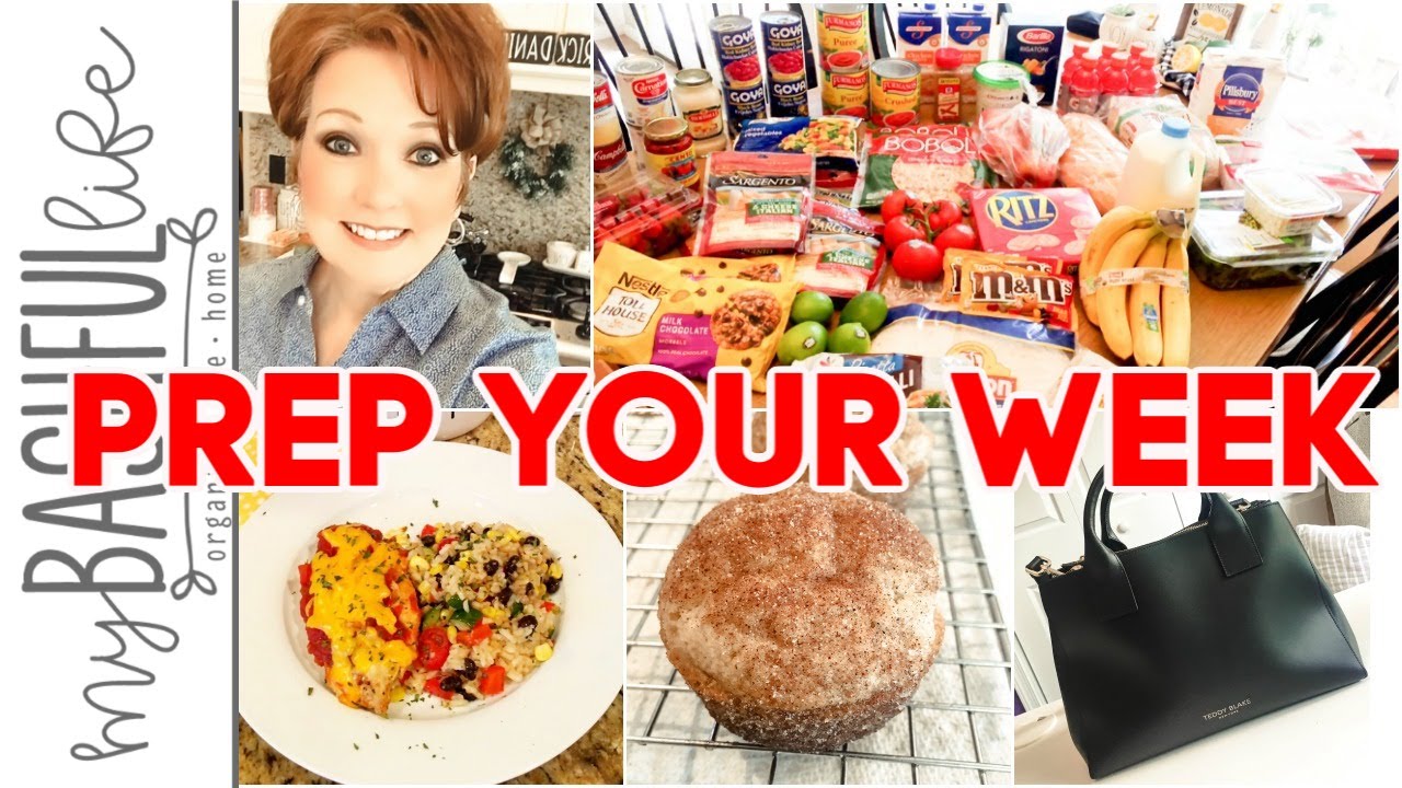 PREP YOUR WEEK Grocery Haul Lunch Prep and What to Carry for Covid19 Safety