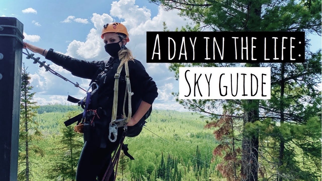 A day as a zip-line tour guide | Northwoods zip course