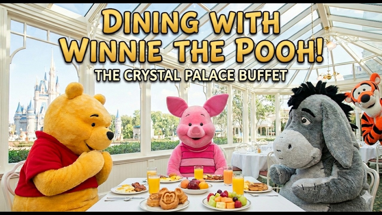 Dining with Winnie the Pooh & Friends! | Crystal Palace 🍯