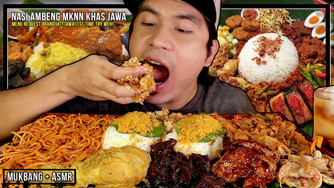 NASI AMBENG MAKANAN KHAS JAWA RESEPI TURUN TEMURUN! | MUKBANG MALAYSIA #11 Request