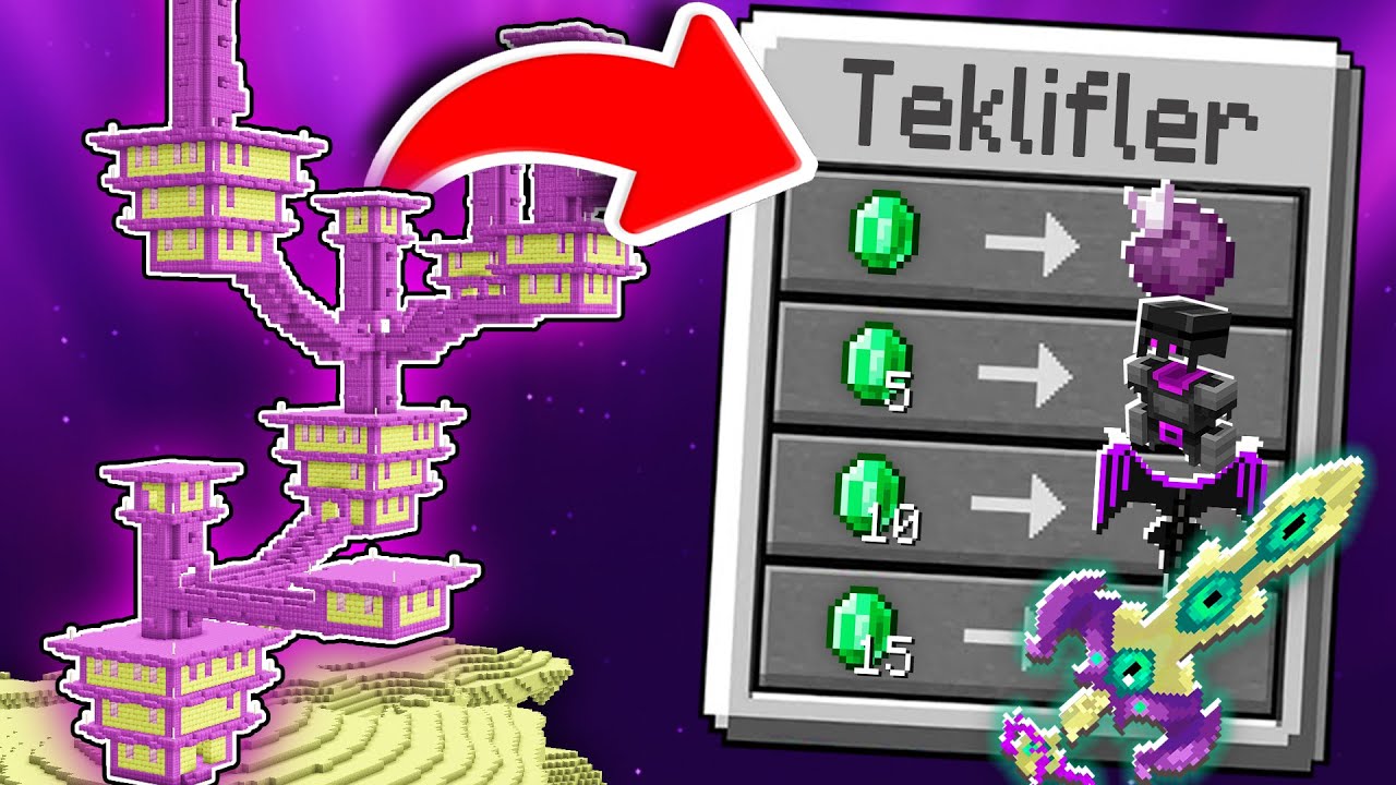 Minecraft'ta BİYOMLARLA TAKAS YAPABİLİYORUM!
