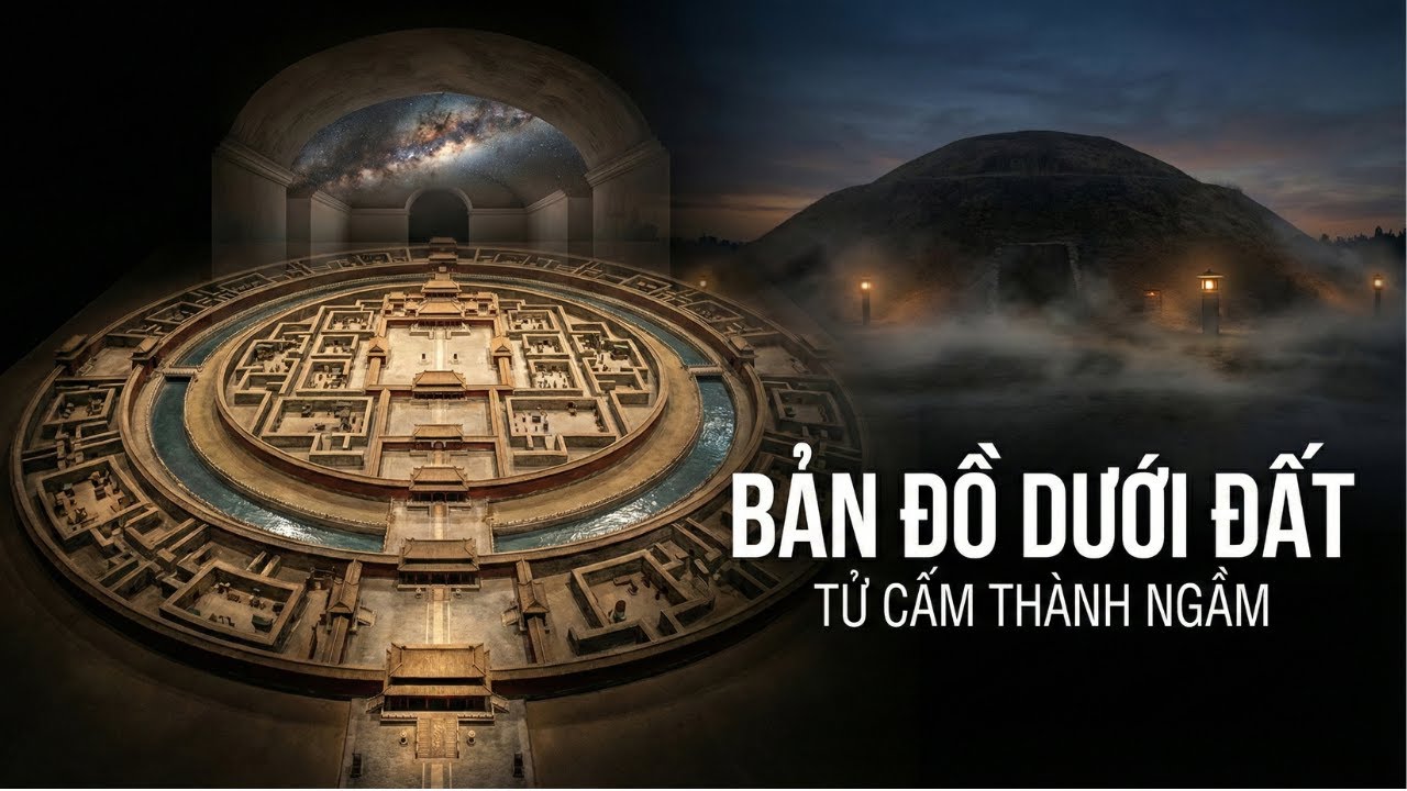 PHẦN  2 .Bên Trong Lăng Mộ Tần Thủy Hoàng: Núi Non Thu Nhỏ, Sông Ngân Hà Nhân Tạo?